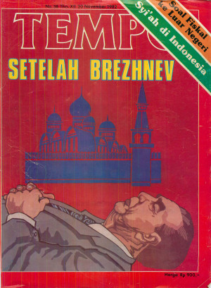 Cover Majalah Tempo - Edisi 1982-11-20