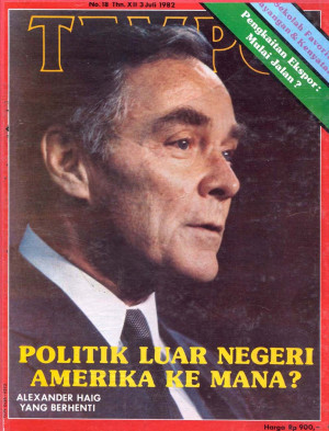 Cover Majalah Tempo - Edisi 1982-07-03