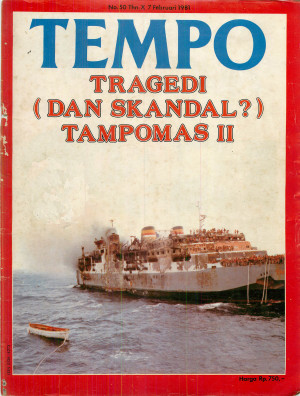Cover Majalah Tempo - Edisi 1981-02-07