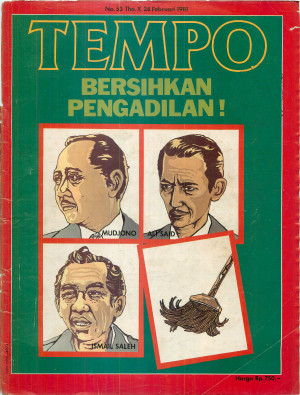 Cover Majalah Tempo - Edisi 1981-02-28