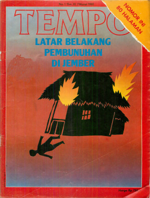 Cover Majalah Tempo - Edisi 1981-03-07