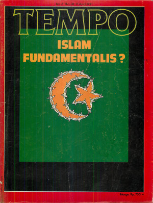 Cover Majalah Tempo - Edisi 1981-04-11