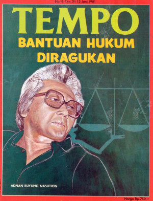 Cover Majalah Tempo - Edisi 1981-06-13