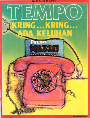 Cover Majalah Tempo - Edisi 1981-07-25