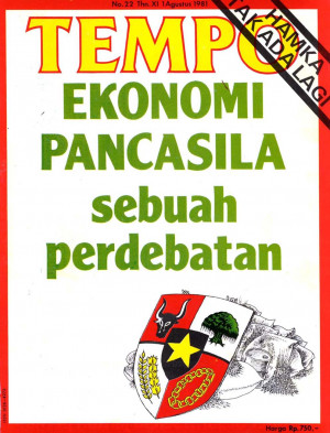 Cover Majalah Tempo - Edisi 1981-08-01