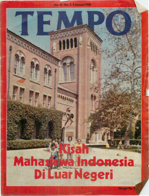 Cover Majalah Tempo - Edisi 1981-01-03