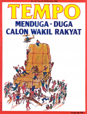 Cover Majalah Tempo - Edisi 1981-10-10