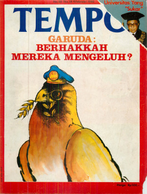 Cover Majalah Tempo - Edisi 1980-02-09