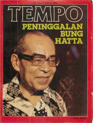 Cover Majalah Tempo - Edisi 1980-03-22