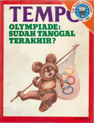 Cover Majalah Tempo - Edisi 1980-06-07