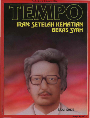 Cover Majalah Tempo - Edisi 1980-08-09