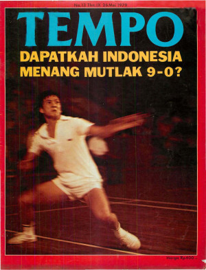 Cover Majalah Tempo - Edisi 1979-05-26