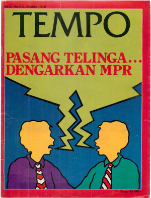 Cover Majalah Tempo - Edisi 1978-03-25