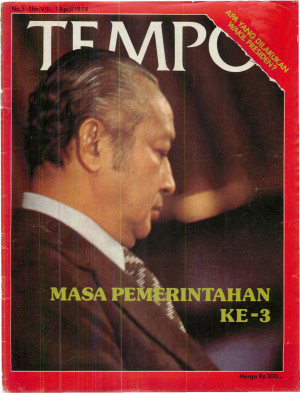Cover Majalah Tempo - Edisi 1978-04-01