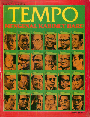 Cover Majalah Tempo - Edisi 1978-04-08