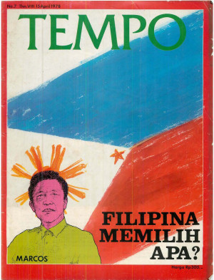 Cover Majalah Tempo - Edisi 1978-04-15