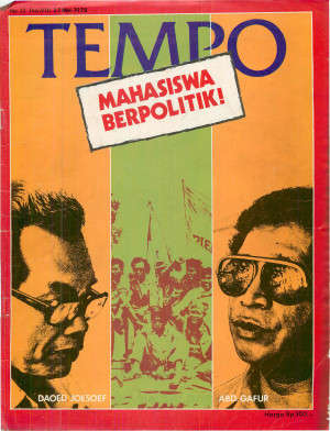 Cover Majalah Tempo - Edisi 1978-05-27