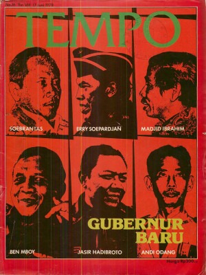 Cover Majalah Tempo - Edisi 1978-06-17