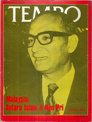 Cover Majalah Tempo - Edisi 1978-07-22