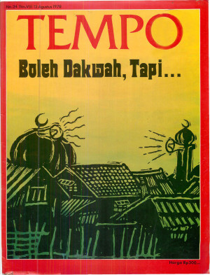 Cover Majalah Tempo - Edisi 1978-08-12
