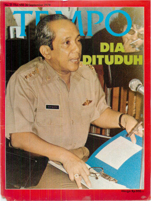 Cover Majalah Tempo - Edisi 1978-09-30