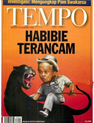 Cover Majalah Tempo - Edisi 1998-11-30
