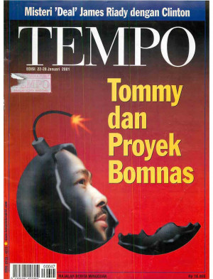 Cover Majalah Tempo - Edisi 2001-01-28
