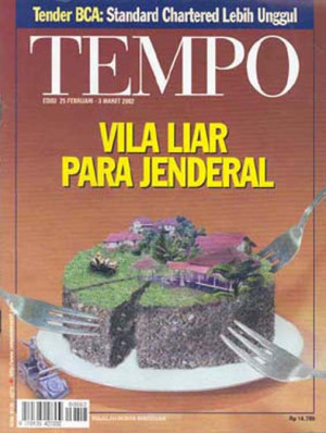 Cover Majalah Tempo - Edisi 2002-03-03