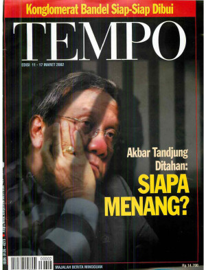 Cover Majalah Tempo - Edisi 2002-03-17