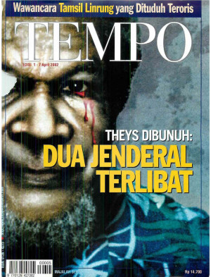 Cover Majalah Tempo - Edisi 2002-04-07
