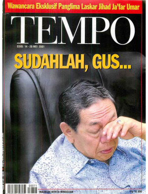 Cover Majalah Tempo - Edisi 2001-05-20