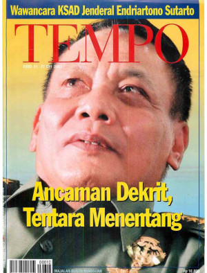 Cover Majalah Tempo - Edisi 2001-05-27