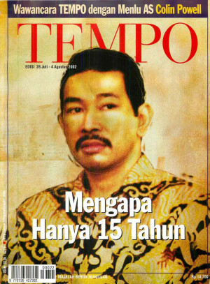 Cover Majalah Tempo - Edisi 2002-08-04