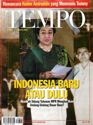 Cover Majalah Tempo - Edisi 2002-08-11