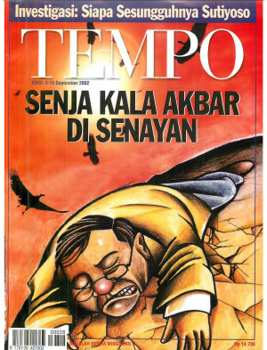 Cover Majalah Tempo - Edisi 2002-09-15