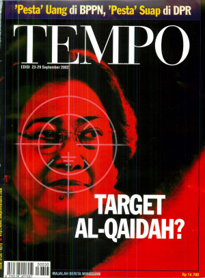 Cover Majalah Tempo - Edisi 2002-09-29