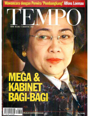 Cover Majalah Tempo - Edisi 2001-08-05