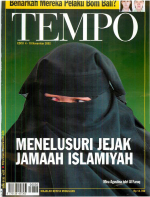 Cover Majalah Tempo - Edisi 2002-11-10