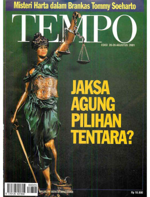 Cover Majalah Tempo - Edisi 2001-08-26