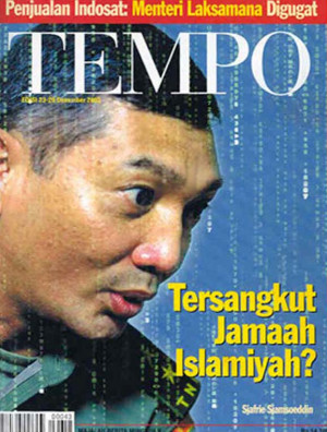 Cover Majalah Tempo - Edisi 2002-12-29