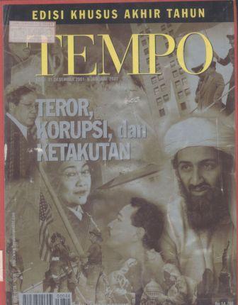 Cover Majalah Tempo - Edisi 2002-01-06