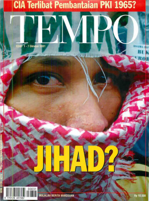 Cover Majalah Tempo - Edisi 2001-10-07