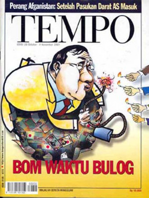 Cover Majalah Tempo - Edisi 2001-11-04