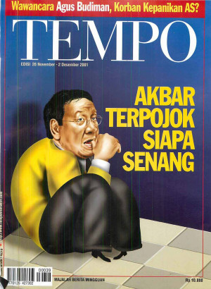 Cover Majalah Tempo - Edisi 2001-12-02