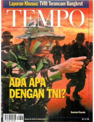 Cover Majalah Tempo - Edisi 2003-03-16