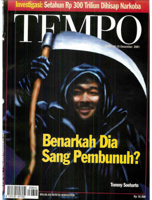 Cover Majalah Tempo - Edisi 2001-12-16