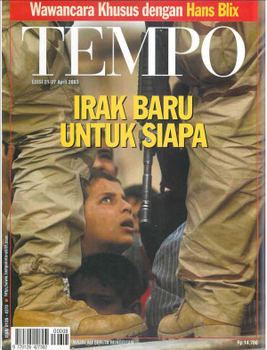 Cover Majalah Tempo - Edisi 2003-04-27