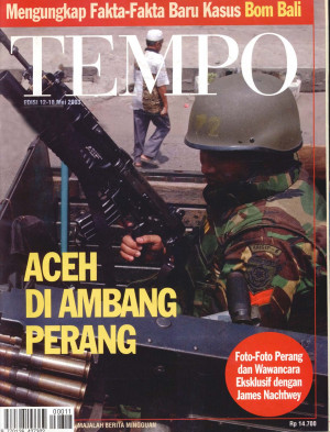 Cover Majalah Tempo - Edisi 2003-05-18