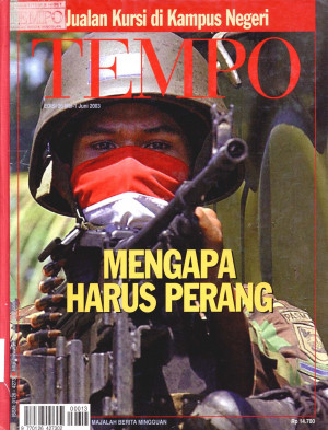 Cover Majalah Tempo - Edisi 2003-06-01