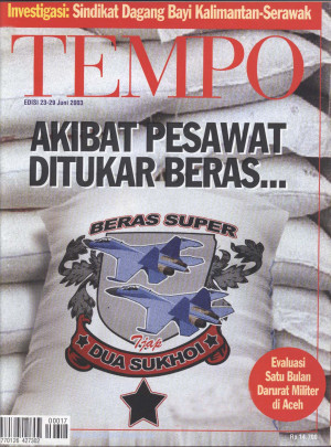 Cover Majalah Tempo - Edisi 2003-06-29